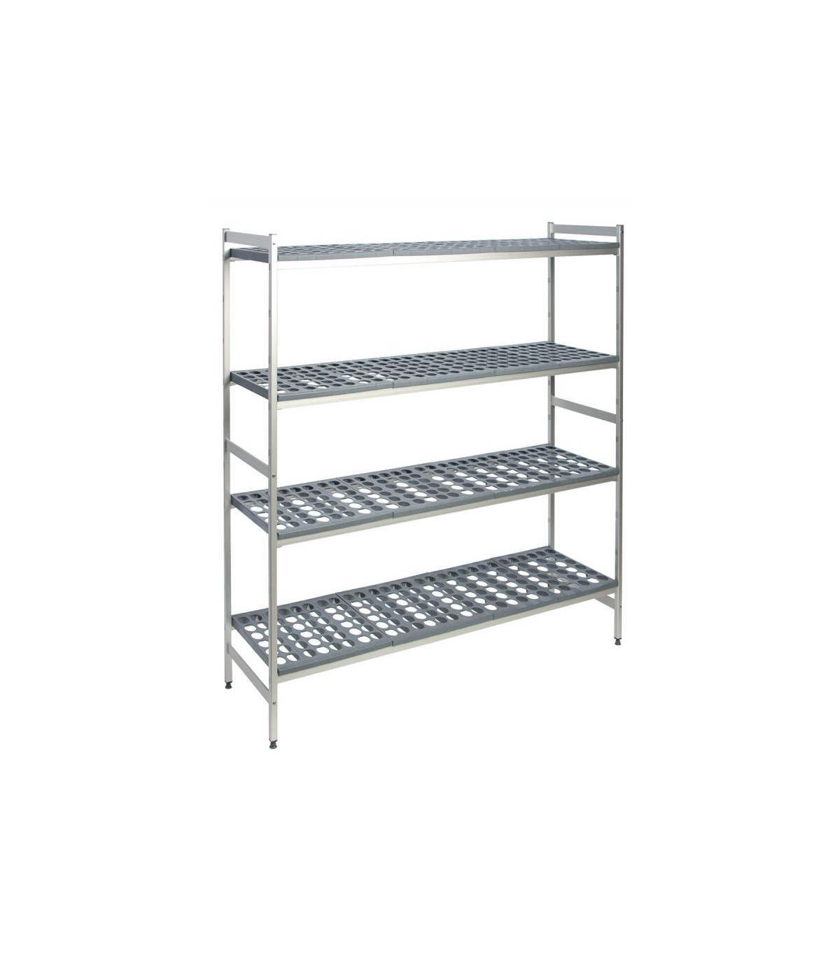 ETAGERE 4 NIVEAUX - CLAYETTES PERFOREES - RAYONNAGE FERMOSTOCK 5711- 120 KG - 1189X460XH1685 MM dans ETAGERE CHAMBRE FROIDE