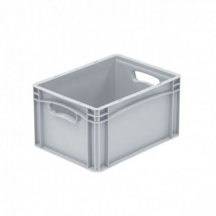 BAC PLEIN GRIS 400X300X220MM SERIE EURO-LINE CUISIMAT dans BAC DE TRANSPORT