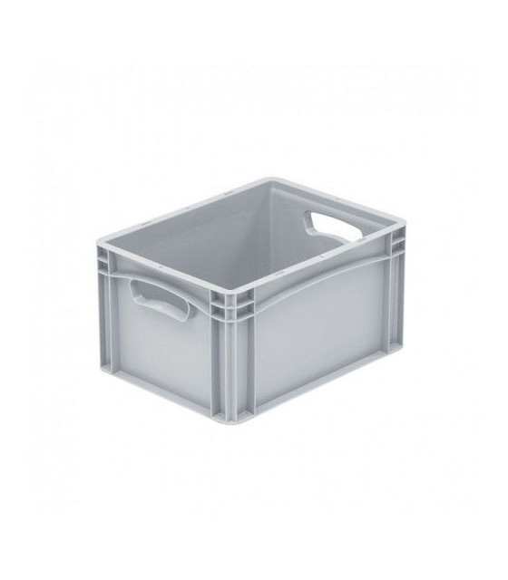 BAC PLEIN GRIS 400X300X220MM SERIE EURO-LINE CUISIMAT dans BAC DE TRANSPORT