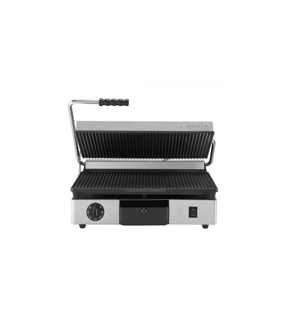 GRILL PANINI RAINURE DOUBLE MILAN TOAST dans GRILL DE CONTACT