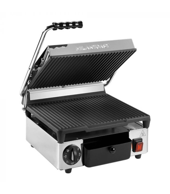 GRILL PANINI RAINURE MILAN TOAST dans GRILL DE CONTACT