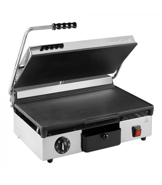 GRILL PANINI LISSE + LISSE DOUBLE MILAN TOAST dans GRILL DE CONTACT