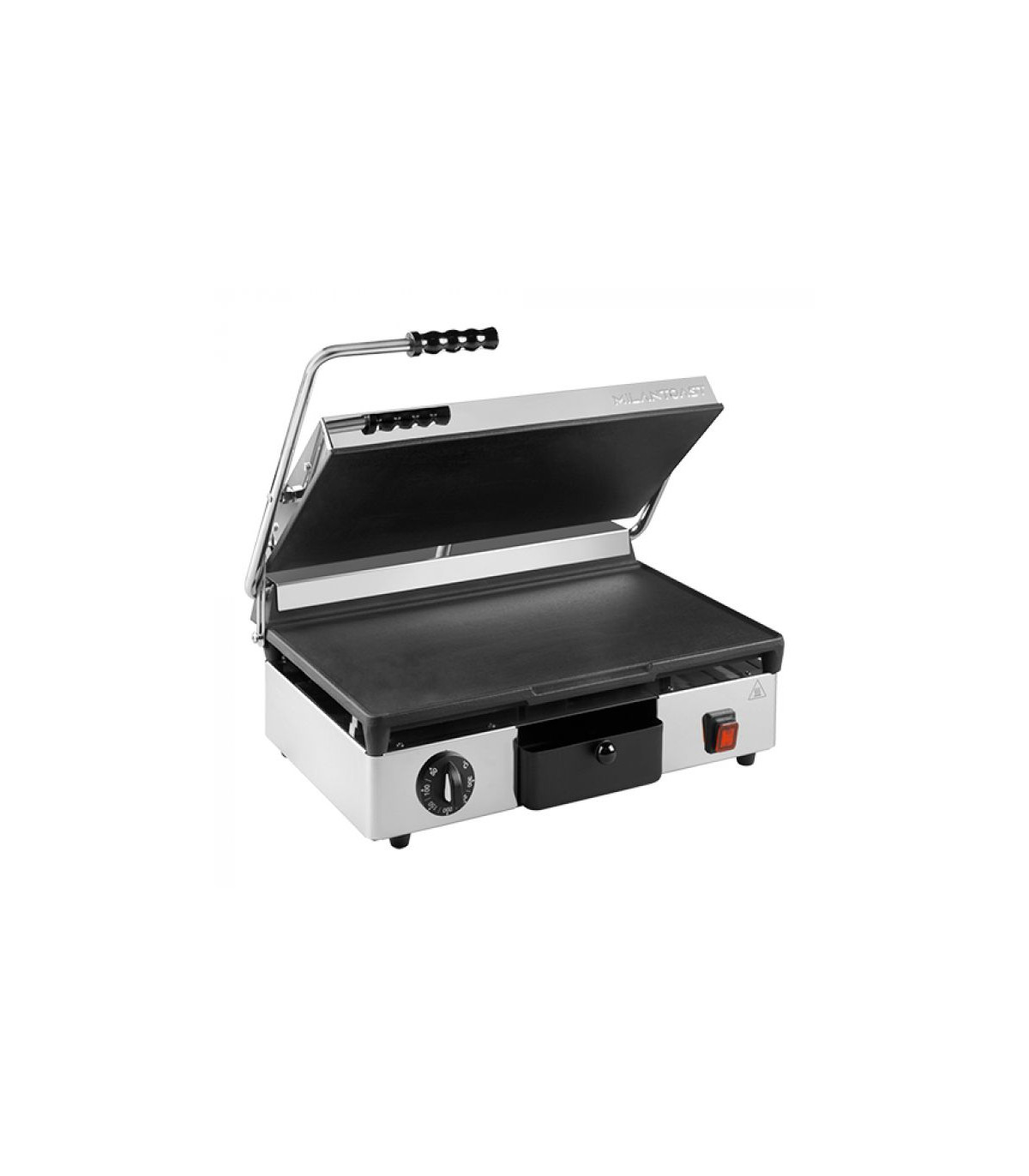 GRILL PANINI LISSE + LISSE DOUBLE MILAN TOAST dans GRILL DE CONTACT