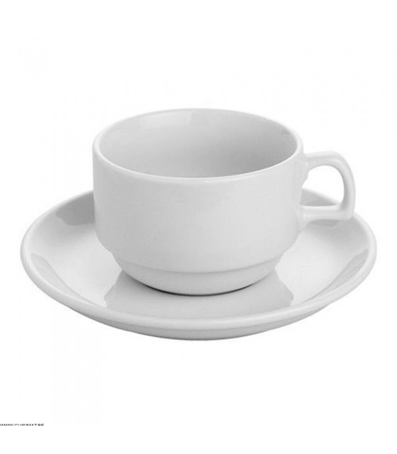 SOUS-TASSE THE - CAPPUCCINO 25CL Ø15CM SATURNIA dans SATURNIA