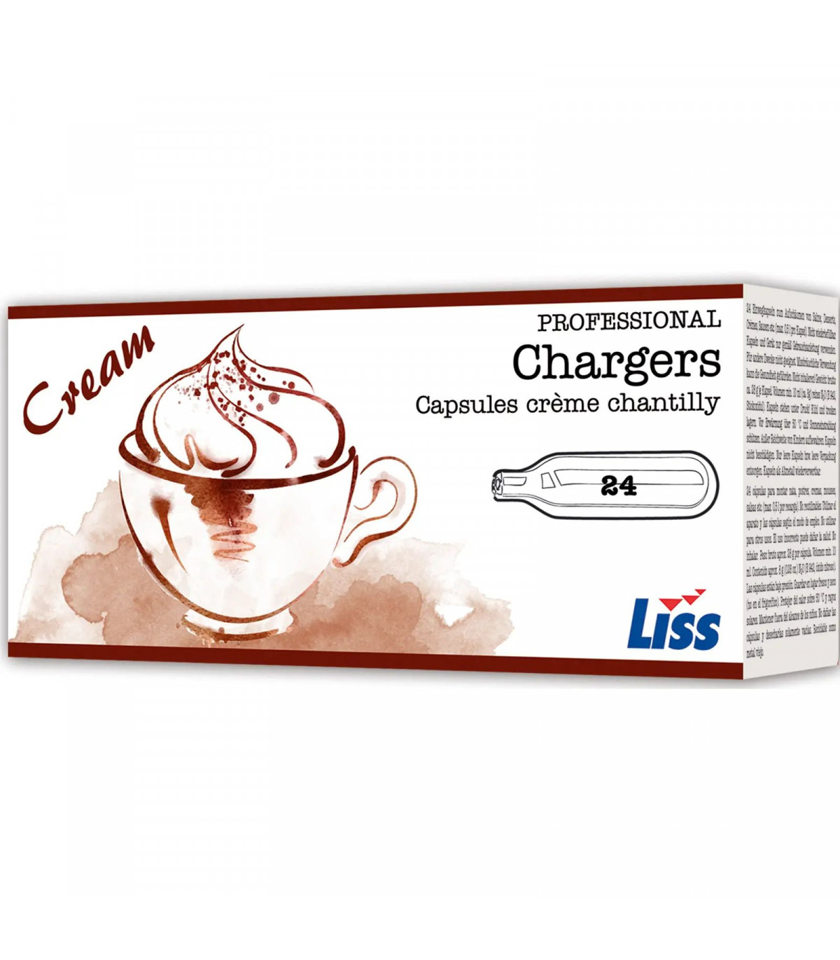 CARTOUCHE A CHANTILLY 24 PIECES GAFIC dans SIPHONS