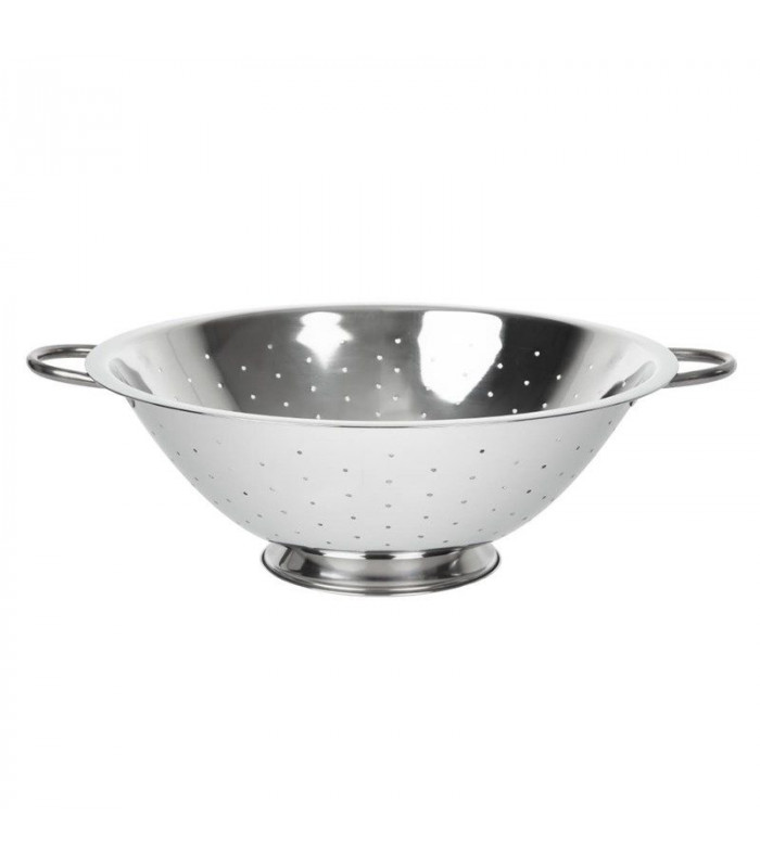 PASSOIRE 39CM EN INOX AVEC POIGNEE CUISIMAT dans PASSOIRES