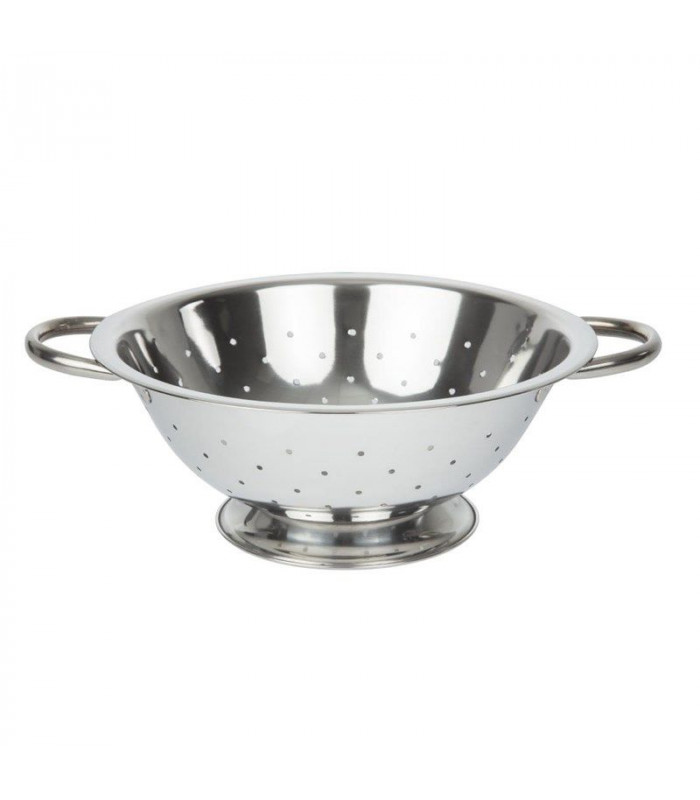 PASSOIRE 24.5CM EN INOX AVEC POIGNEE CUISIMAT dans PASSOIRES