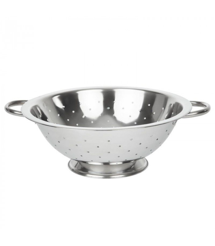 PASSOIRE 29CM EN INOX AVEC POIGNEE CUISIMAT dans PASSOIRES