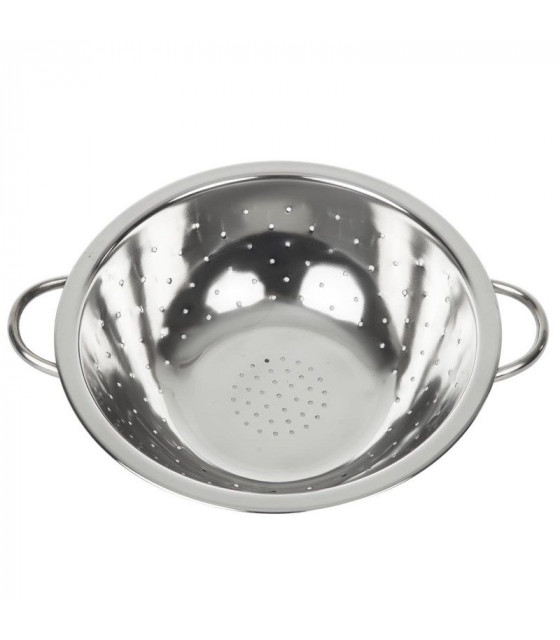 PASSOIRE 29CM EN INOX AVEC POIGNEE CUISIMAT dans PASSOIRES