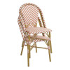 CHAISE STYLE PARISIEN EN ROTIN PE CORAIL LOT DE 2 dans CHAISES