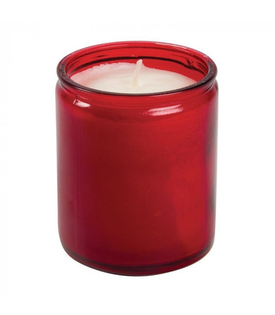 BOUGIE-VERRE STARLIGHT ROUGE BOLSIUS LOT DE 8 dans BOUGIES ET CHANDELIERS