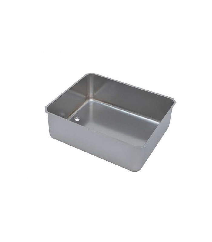 CUVE BAC BAIN-MARIE INOX A SOUDER GN2/1 - 630X510 - SANS TROP-PLEIN dans TOP DE PLONGE