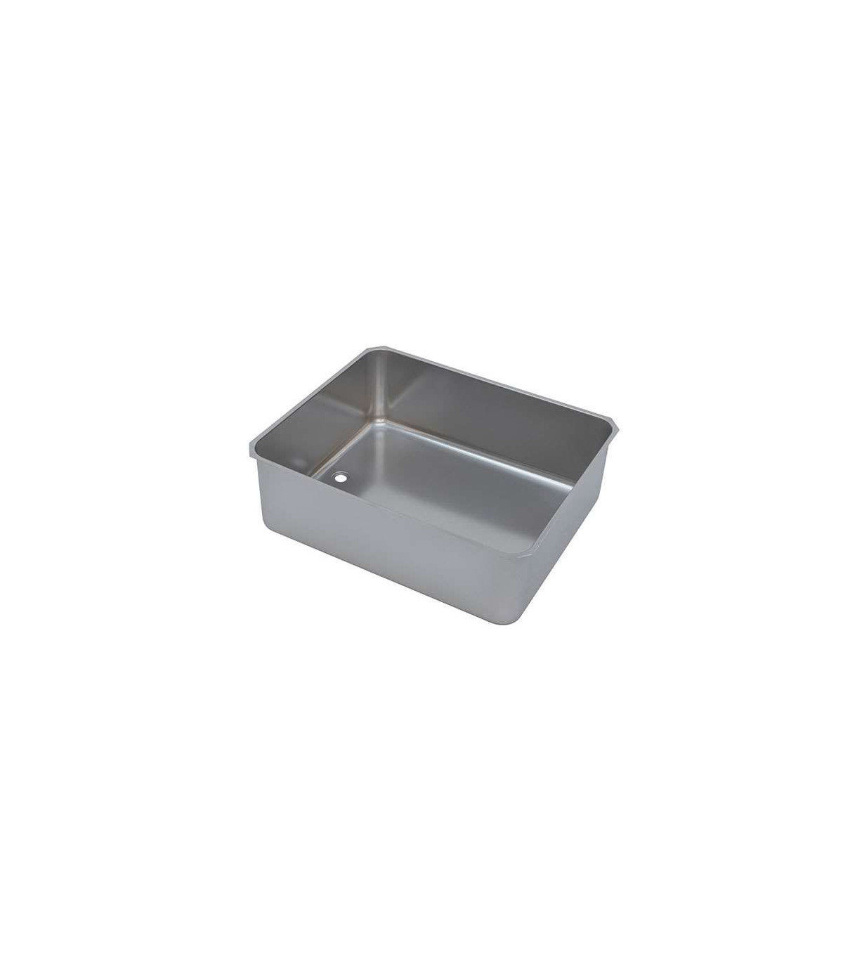 CUVE BAC BAIN-MARIE INOX A SOUDER GN2/1 - 630X510 - SANS TROP-PLEIN dans TOP DE PLONGE