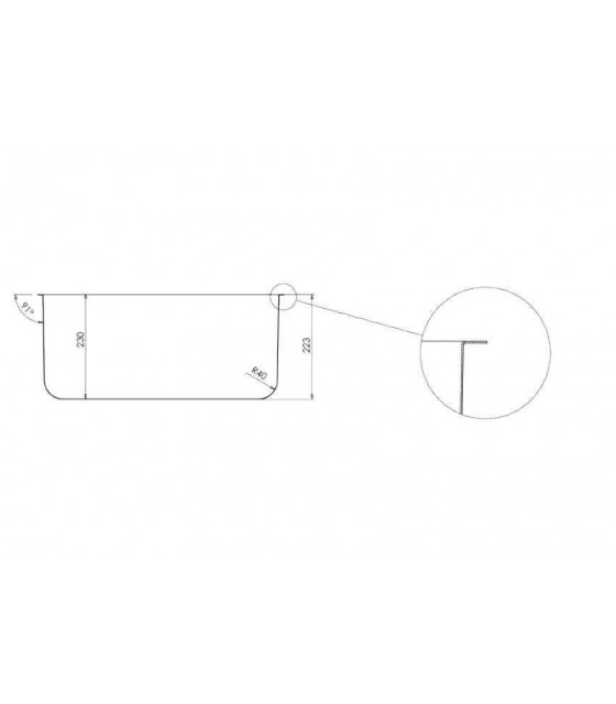 BAC BAIN-MARIE INOX A SOUDER GN1/1 - SANS TROP-PLEIN dans TOP DE PLONGE