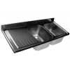 DESSUS DE PLONGE 1800X700 2 CUVES EGOUTTOIR A GAUCHE dans TOP DE PLONGE