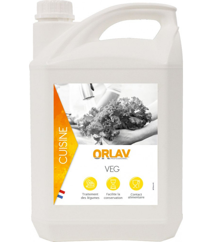 LIQUIDE DECONTAMINANT LEGUMES 5LT ORLAV dans DETERGENT