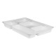 PLATEAU REPAS FIBRE 5 COMPARTIMENTS 4X50 PIECES