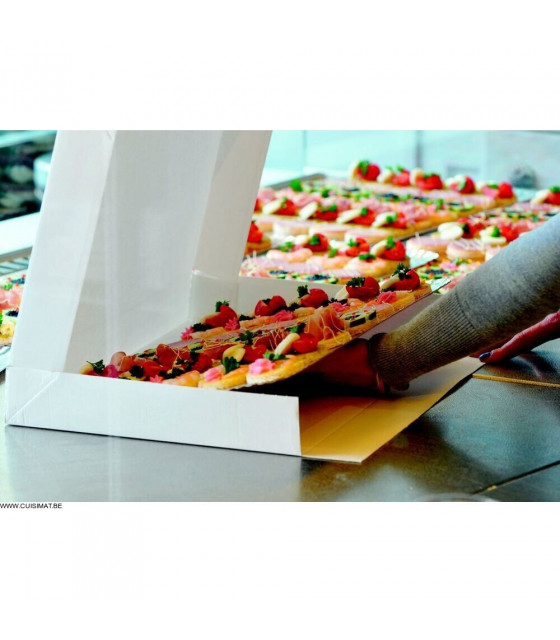 BOITE PATISSIERE 28X42 50 PIECES dans EMBALLAGE EN CARTON ET PAPIER