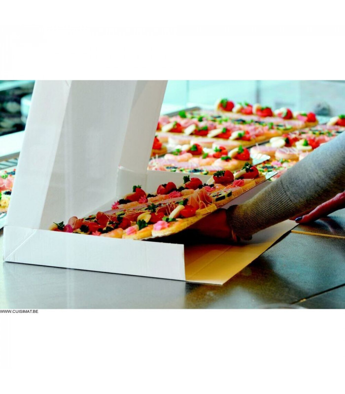 BOITE PATISSIERE 28X42 50 PIECES dans EMBALLAGE EN CARTON ET PAPIER