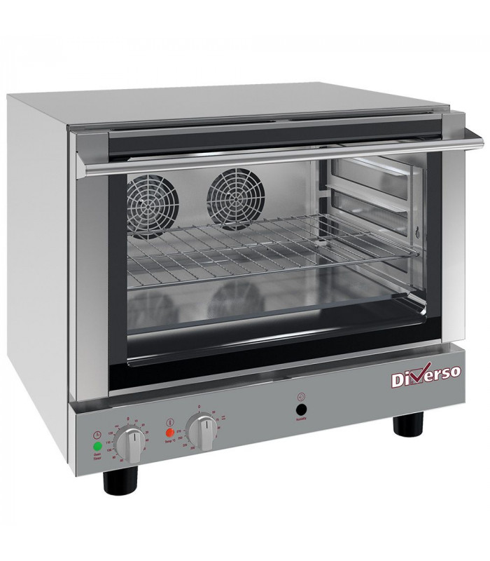 FOUR ELECTRIQUE A CONVECTION 4X600X400MM + HUMIDIFICATEUR MANUEL DIVERSO dans FOUR CONVECTION