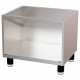 MEUBLE SUPPORT INOX 660 MM SANS PORTES DIVERSO