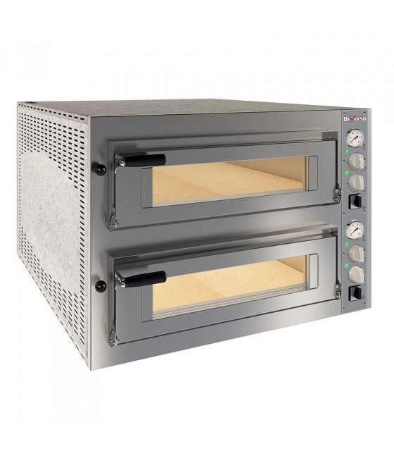 FOUR ELECTRIQUE 2X6 PIZZAS Ø350MM 2 CHAMBRES DIVERSO dans FOUR PIZZA