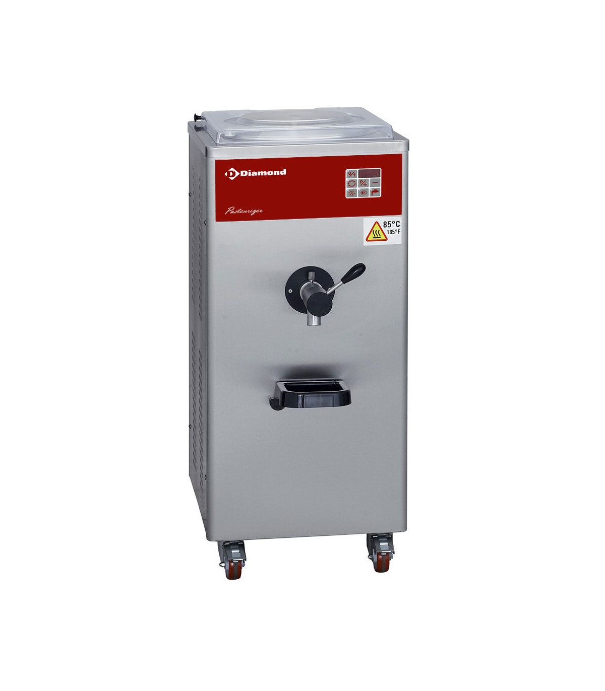 PASTEURISATEUR 30L/H. CONDENSEUR EAU 400V/3 DIAMOND dans SORBETIERE