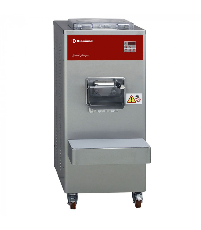 TURBINE A GLACE VERTICALE AUTOMATIQUE 80L/H. DIAMOND dans SORBETIERE