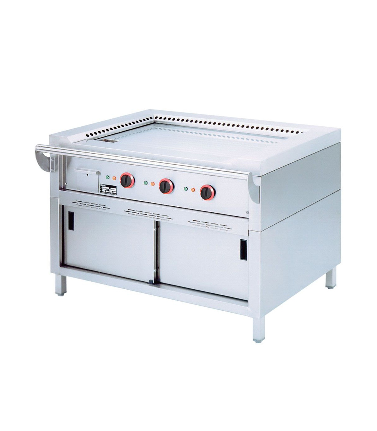 TEPPAN YAKI ELEC 3 ZONES ARMOIRES PORTES COULISSANTES DIAMOND dans WOK