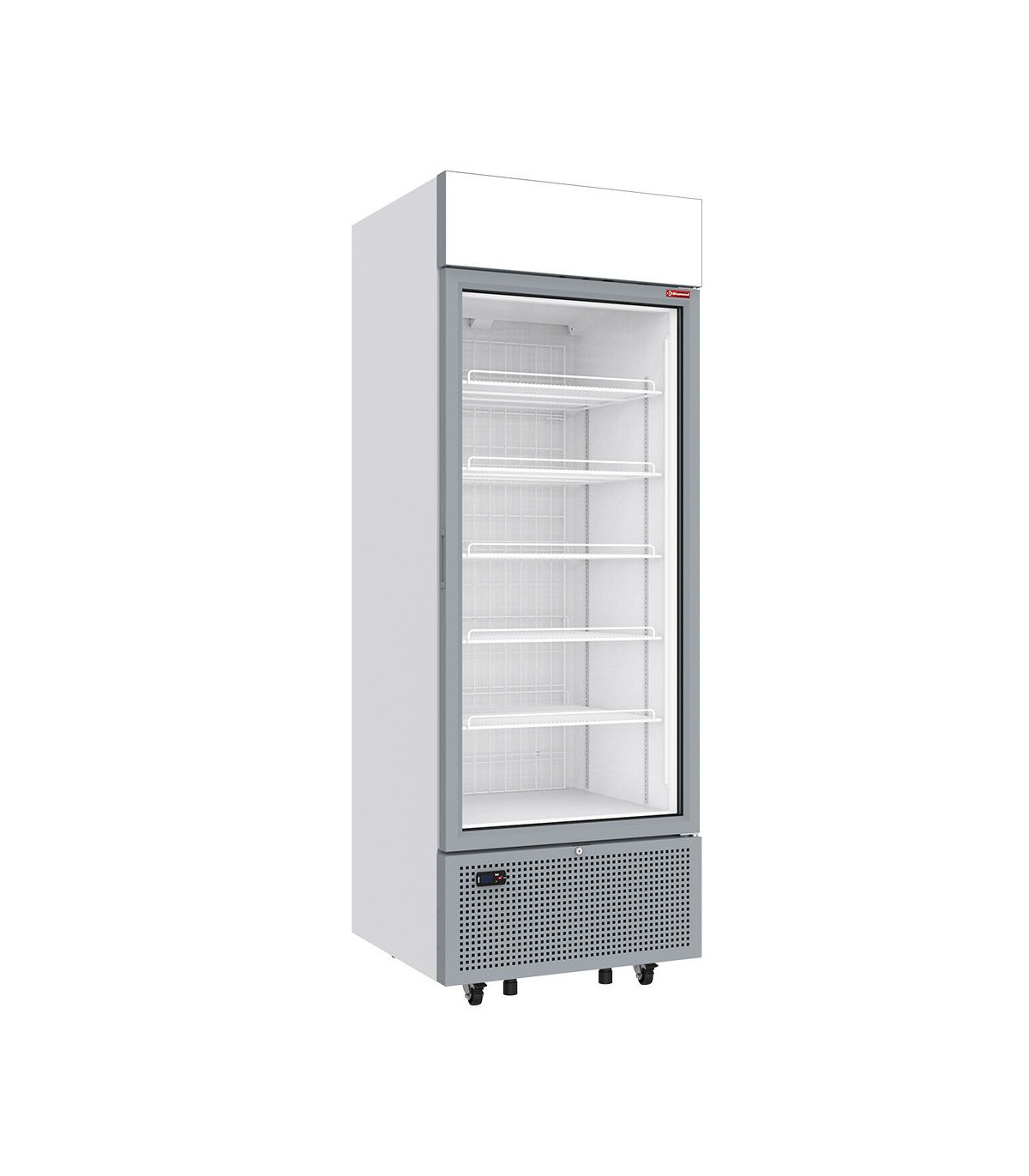 VITRINE VENTILEE NEGATIVE VITREE 646LT 5 NIVEAUX FIXES AVEC CAISSON LUMINEUX BLANCHE DIAMOND dans CONGELATEURS VITRINES