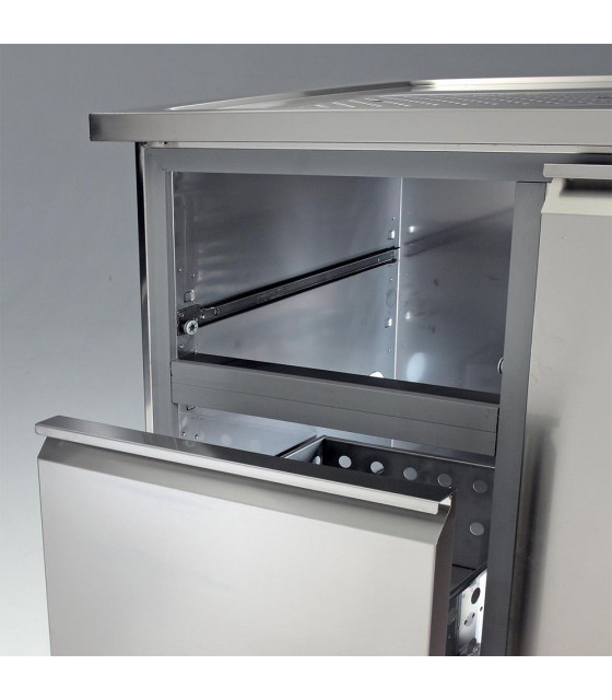 KIT BLOC TIROIRS (2/5+3/5) INOX X KBR\U2026 DIAMOND dans DIAMOND