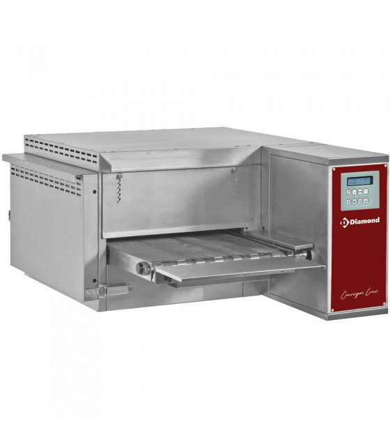 FOUR A TRANSLATION VENTILE GAZ BANDE 400MM DIAMOND dans FOUR PIZZA