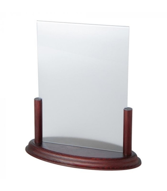 EOL  PORTE MENU BOIS A5 AVEC PLEXI dans SUPPORTS DE PRESENTATION