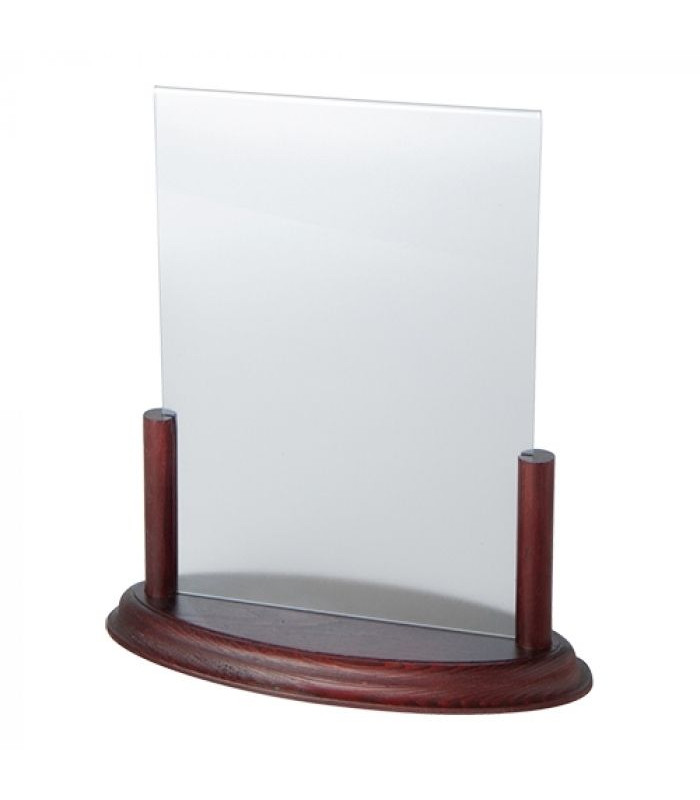 EOL  PORTE MENU BOIS A5 AVEC PLEXI dans SUPPORTS DE PRESENTATION