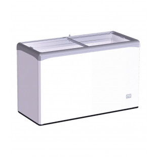 CONSERVATEUR NEGATIF COUVERCLE VERRE COULISSANT + 1 PANIER 358LT EPTA dans CONSERVATEUR BLANC