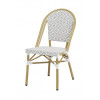 CHAISE BALI GRISE ET BLANCHE dans CHAISES