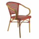 FAUTEUIL - ASSISE/DOSSIER TRESSAGE POLYPRO BORDEAUX SEDIA