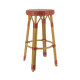 TABOURET - ASSISE/DOSSIER TRESSAGE POLYPRO BORDEAUX SEDIA