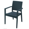 FAUTEUIL IBIZA GRIS ANTHRACITE AMOBIS dans FAUTEUIL