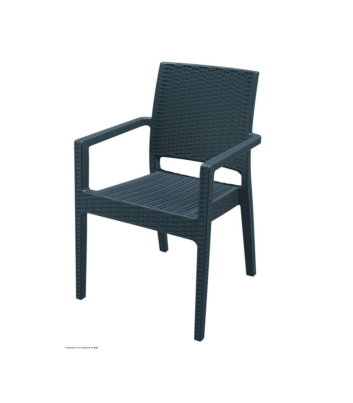 FAUTEUIL IBIZA GRIS ANTHRACITE AMOBIS dans FAUTEUIL