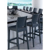 TABOURET JAMAICA GRIS ANTHRACITE AMOBIS dans TABOURET