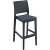 TABOURET JAMAICA GRIS ANTHRACITE AMOBIS dans TABOURET