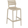 TABOURET HELEN BAR 75 TAUPE dans TABOURET