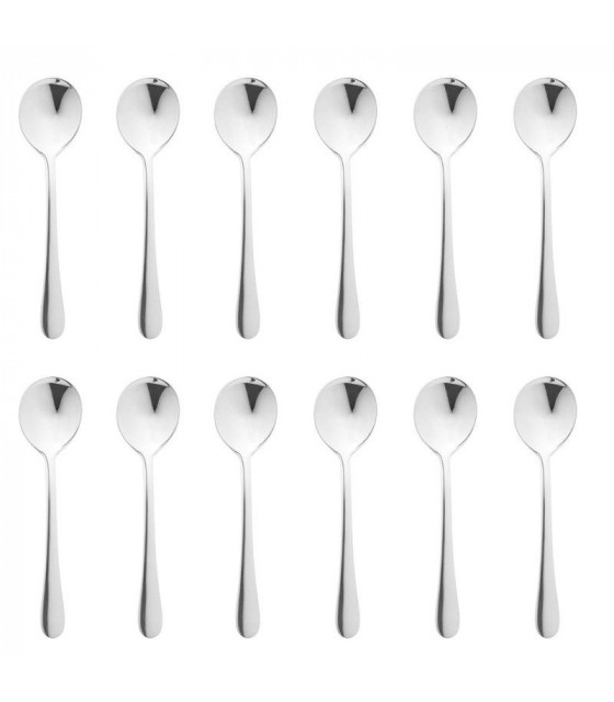BUCKINGHAM CUILLERE A POTAGE RONDE 12 PIECES dans BUCKINGHAM