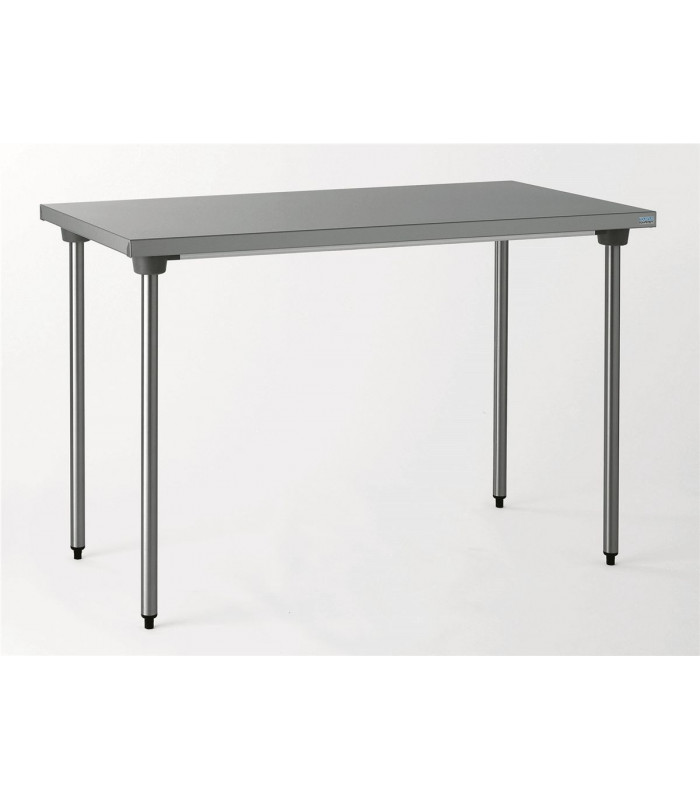 TABLE DE TRAVAIL EN INOX 120CM A MONTER TOURNUS dans TABLES INOX
