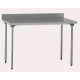 TABLE DE TRAVAIL EN INOX 120CM AVEC DOSSERET A MONTER TOURNUS
