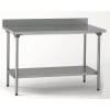 TABLE DE TRAVAIL EN INOX 100CM AVEC DOSSERET ET SOUBASSEMENT A MONTER TOURNUS dans TABLES INOX