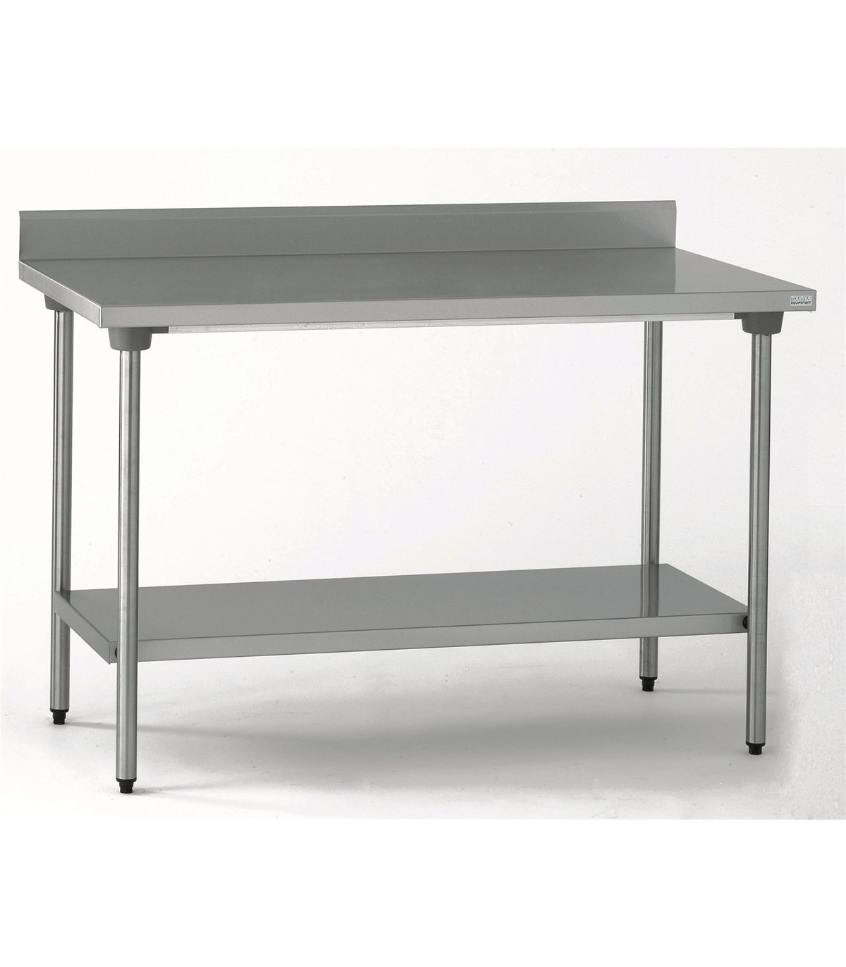 TABLE DE TRAVAIL EN INOX 100CM AVEC DOSSERET ET SOUBASSEMENT A MONTER TOURNUS dans TABLES INOX