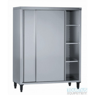 ARMOIRE HAUTE PORTES COULISSANTES 100*60CM TOURNUS dans ARMOIRES