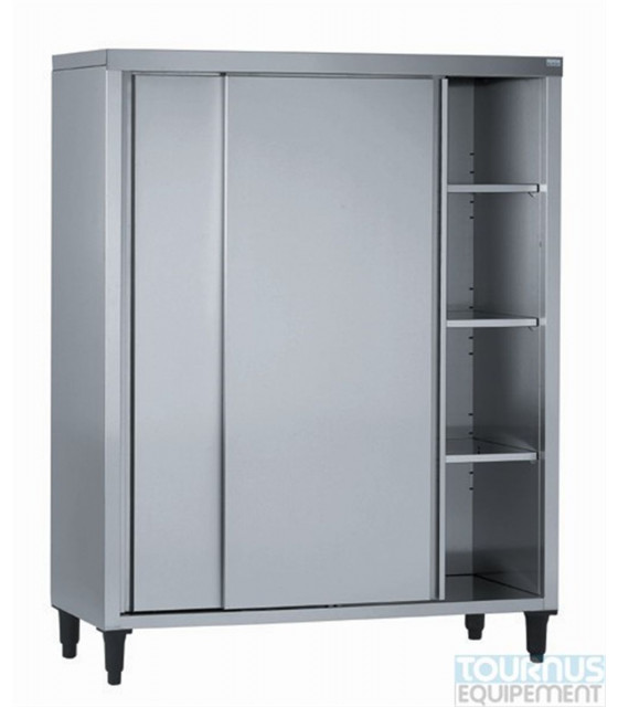 ARMOIRE HAUTE PORTES COULISSANTES 100*60CM TOURNUS dans ARMOIRES